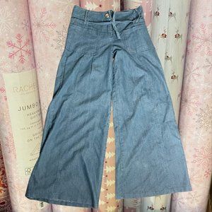Korean brand baggy wide leg pants size XS